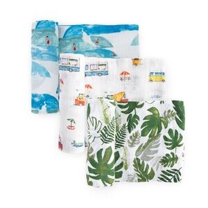 EUC Little Unicorn Muslin Swaddle Set